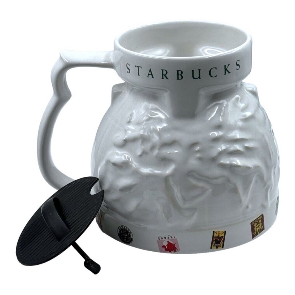 Starbucks Vintage Around the World Coffee Mug circa 1997.